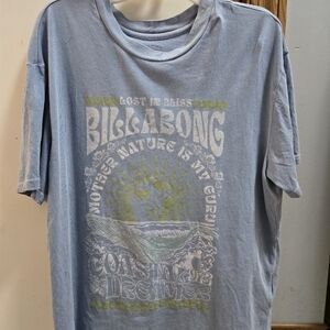 Billabong Sky Blue Graphic T-Shirt